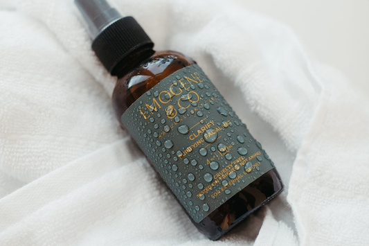 Clarify Purifying Facial Mist bottle with clean skincare styling
