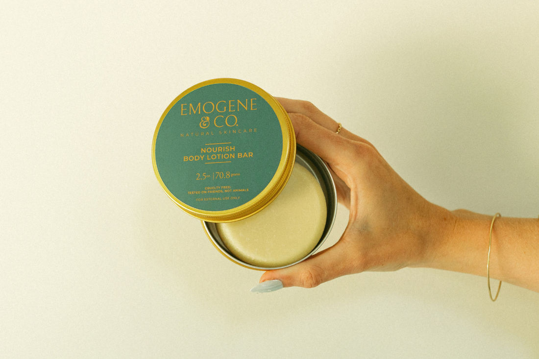 Nourish Body Lotion Bar, non toxic body lotion for kids and adults