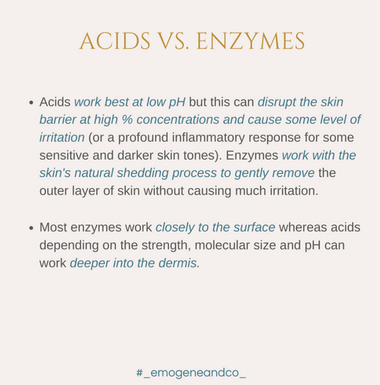 What is the Difference Between Acids and Enzymes?