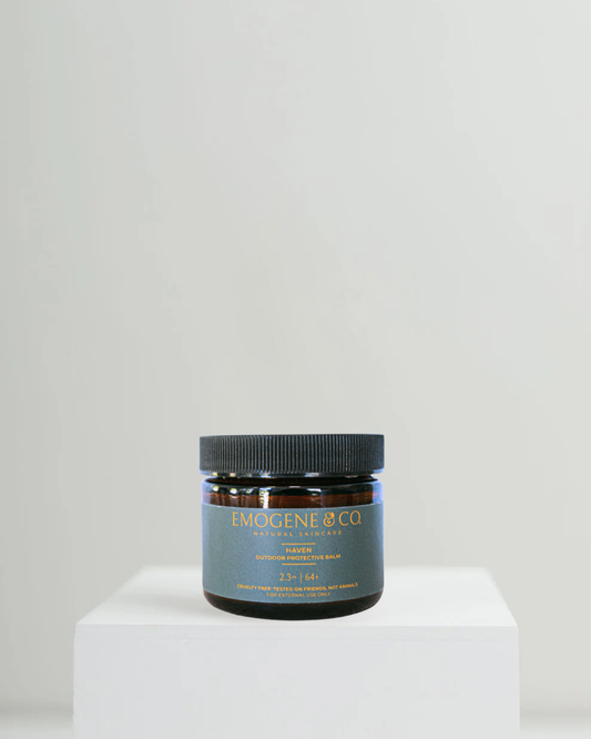 Haven natural insect repellent balm jar- DEET-free, 2.3 oz, natural bug bite relief